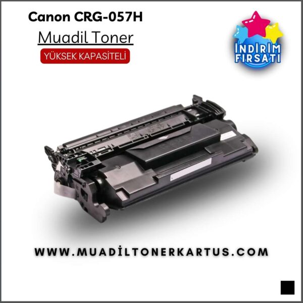 canon crg057h crg-057h yüksek kapasite toner - muadil toner - muadiltonerkartus.com