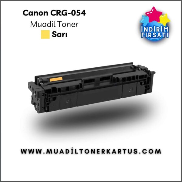 Canon CRG-054/3021C002 Sarı Muadil Toner