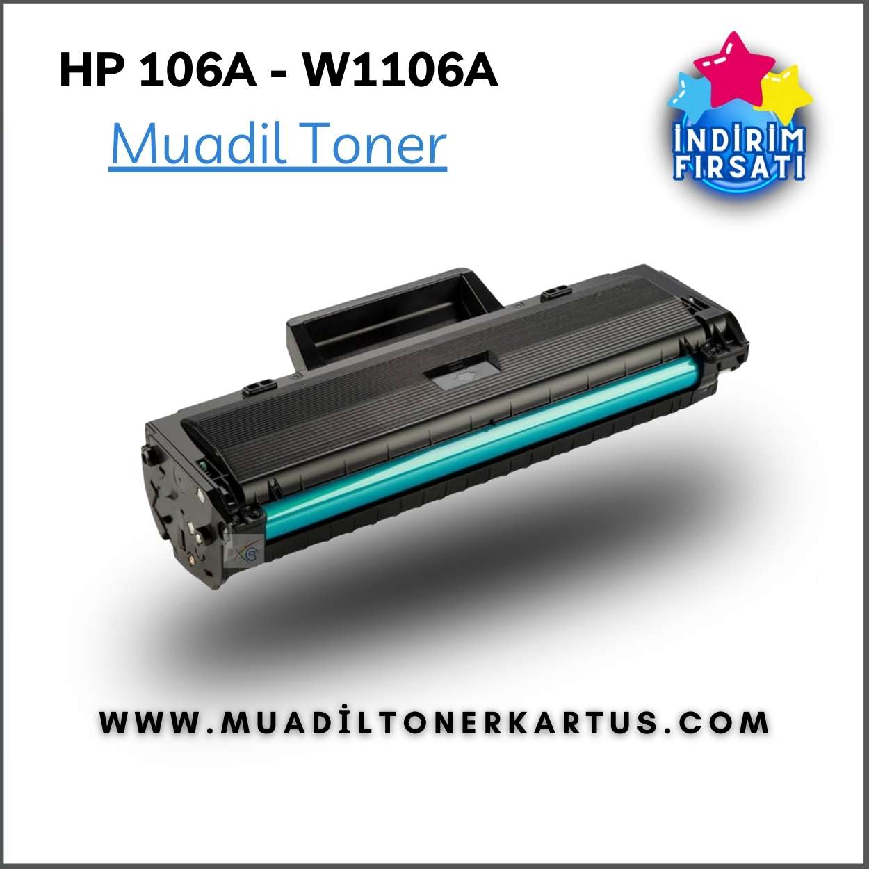 Hp 106A-W1106A Chipli Muadil Toner