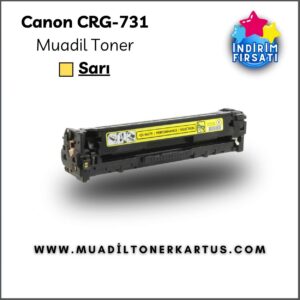 Canon Crg731 sarı renk muadil toner