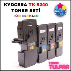Kyocera TK-5240/1T02R70NL0 Tüm Renkler Muadil Toner Seti